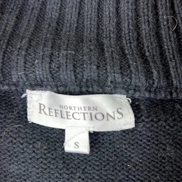 Northern Reflections Nordic Pattern Full Zip  Sweater - Picture 3 of 8